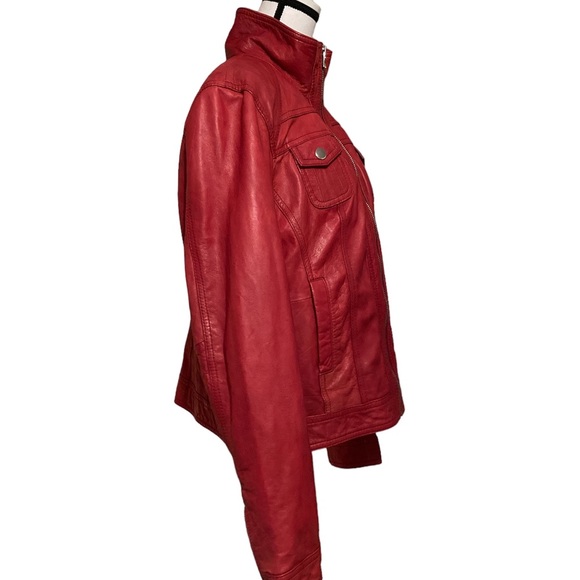 Black Rivet Leather Jacket - Picture 2 of 14